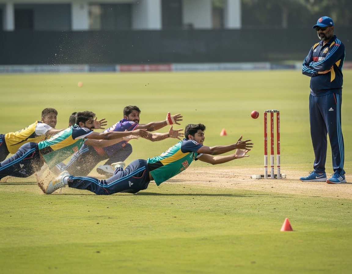 Young Star Cricket Academy Practice & Fielding Sessions
